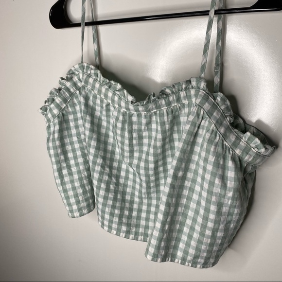Ivy + main gingham crop top - Picture 4 of 6